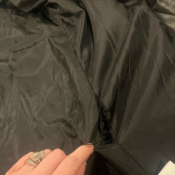 OAK + FORT
Coat 4021 vegan leather black trench coat - Picture 5 of 7